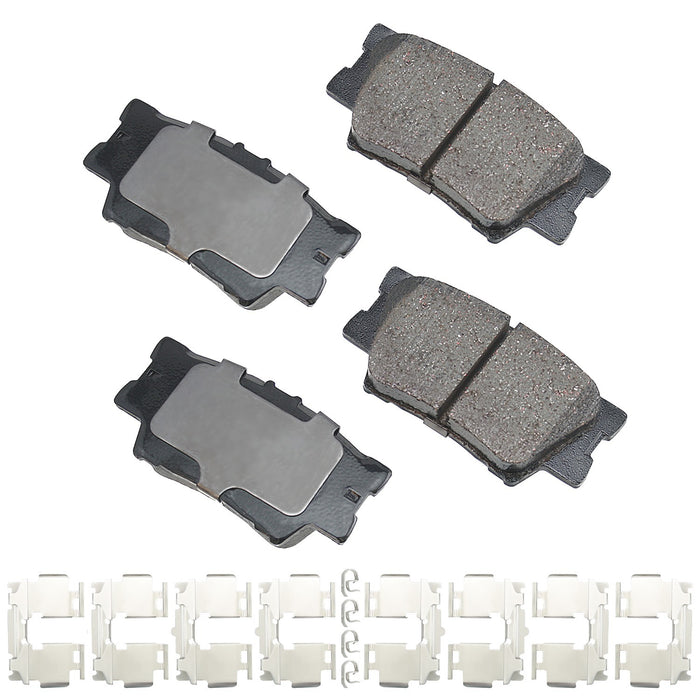 AKEBONO BRAKE CORPORATION ACT1212A Lexus ES300h 16-13  ES35 0 16-07  HS250h 12-10  P