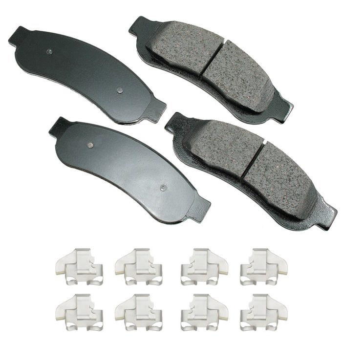 AKEBONO BRAKE CORPORATION ACT1334A Brake Pad Rear Ford F250 F350 08-12