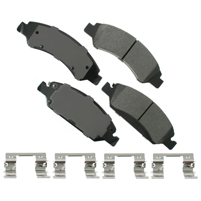 AKEBONO BRAKE CORPORATION ACT1363 ProACT Ultra-Premium Bra ke Pads - Front