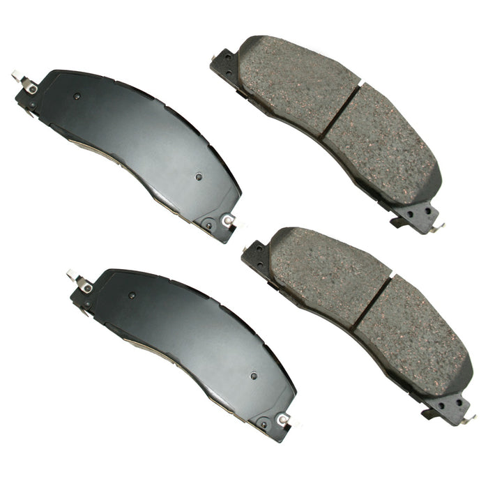 AKEBONO BRAKE CORPORATION ACT1399 ProACT Ultra-Premium Bra ke Pads - Front