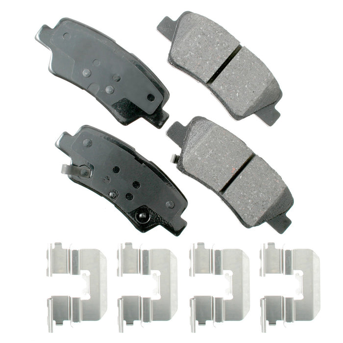 AKEBONO BRAKE CORPORATION ACT1544 Brake Pads Hyundai Accent 17-12 Elantra