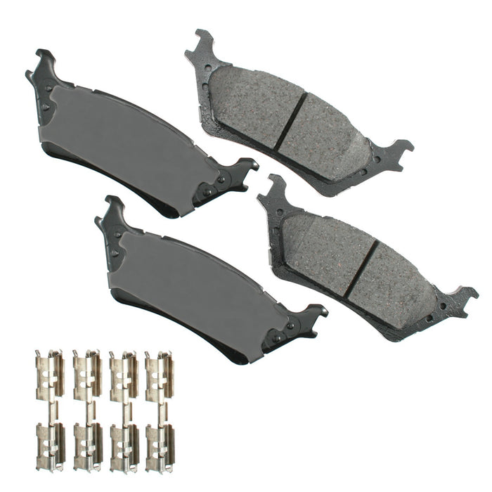 AKEBONO BRAKE CORPORATION ACT1602 Brake Pad Rear Ford F-150 12-17