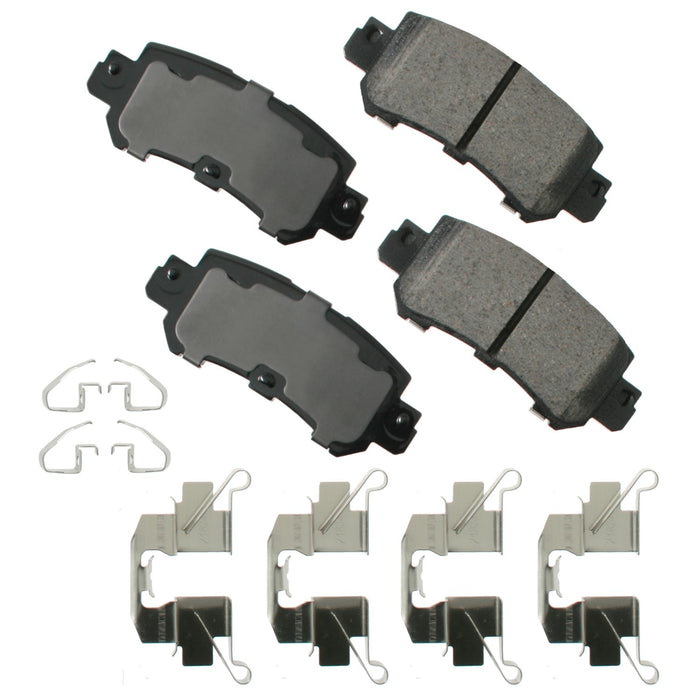 AKEBONO BRAKE CORPORATION ACT1624 Brake Pad Rear Mazda CX- 3 16-18 CX-5 13-15