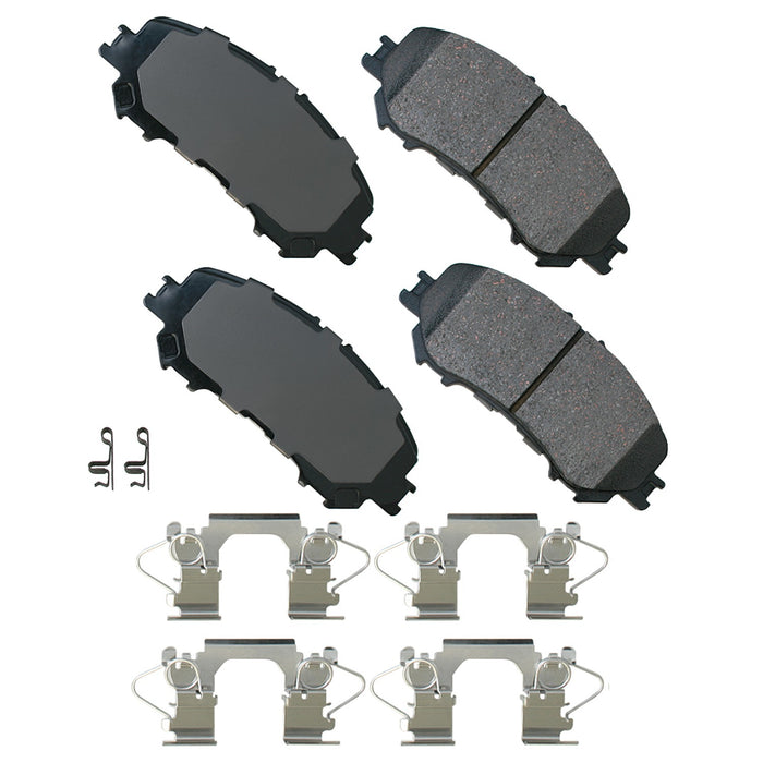 AKEBONO BRAKE CORPORATION ACT1737 Brake Pad Front Nissan Rogue 14-19