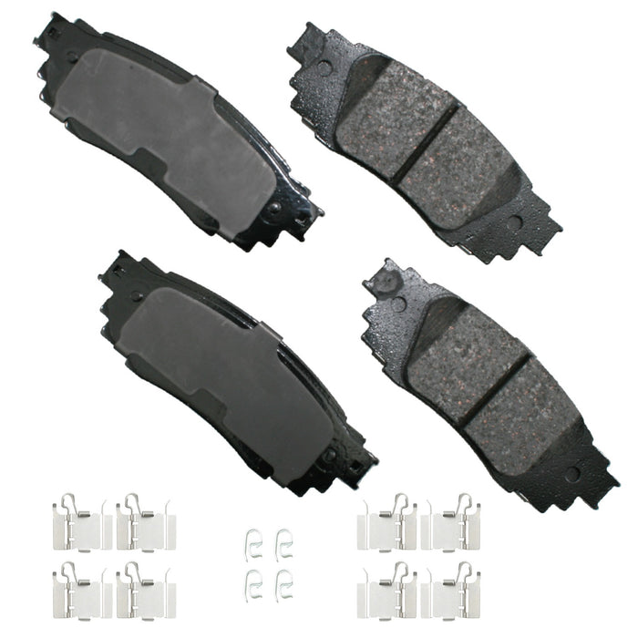 AKEBONO BRAKE CORPORATION ACT1879 Lexus ES350 19  NX200t 1 7-15  NX300 20-18  NX300