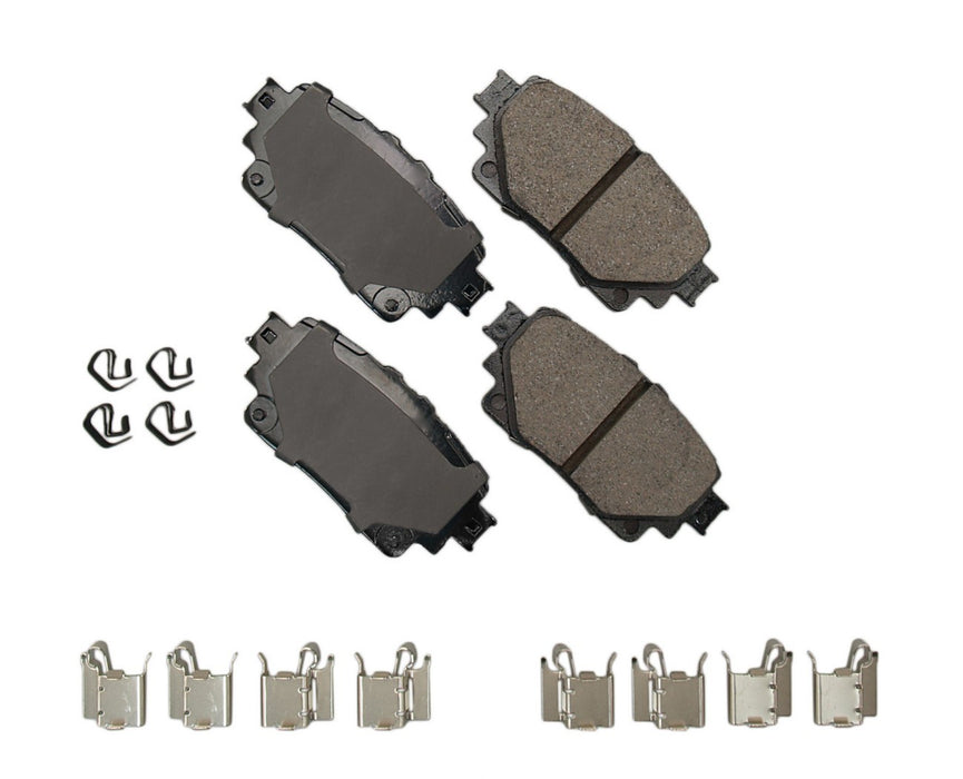 AKEBONO BRAKE CORPORATION ACT2305 Toyota; Corolla 22-19  H ighlander 22-20  RAV4 Pr