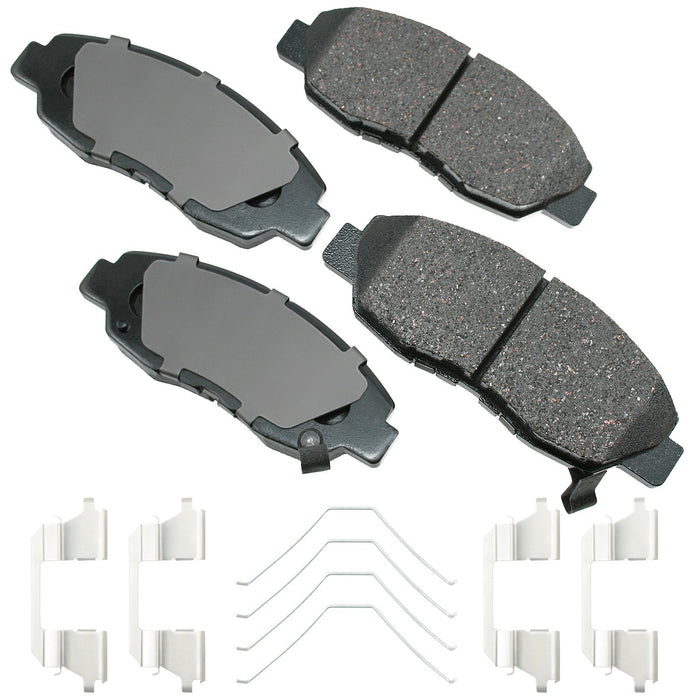 AKEBONO BRAKE CORPORATION ACT465B ProACT Ultra-Premium Bra ke Pads - Front