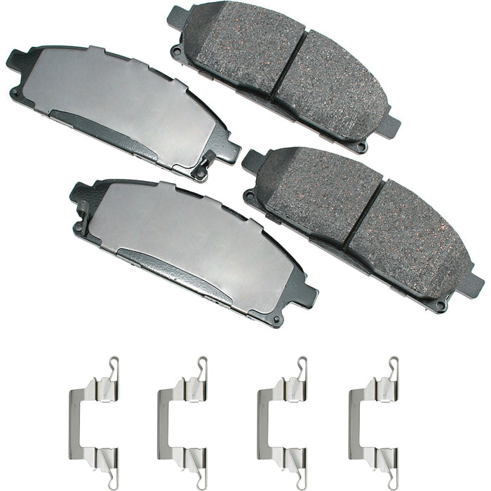 AKEBONO BRAKE CORPORATION ACT691A Brake Pads Front Acura MDX 03-06 Quest 04-09