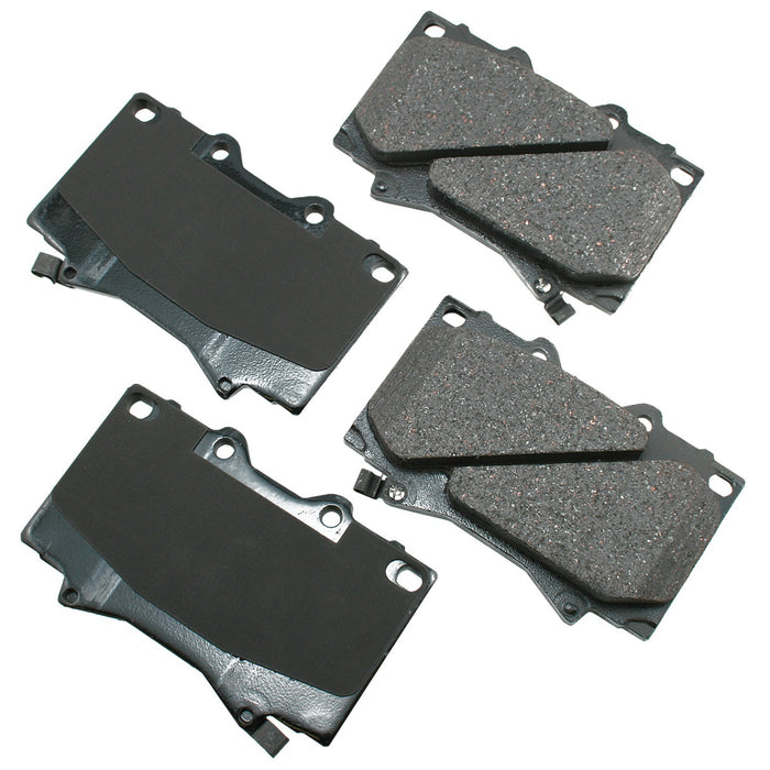 AKEBONO BRAKE CORPORATION ACT772 ProACT Ultra-Premium Bra ke Pads - Front