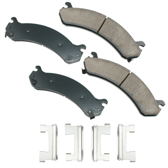 AKEBONO BRAKE CORPORATION ACT784 Brake Pads Front Cadillac Deville 00-05