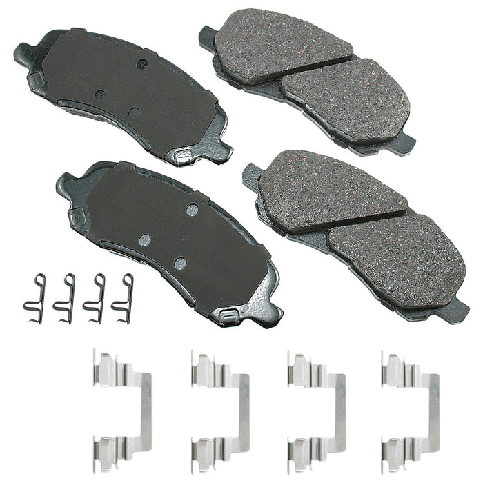 AKEBONO BRAKE CORPORATION ACT866A Brake Pads Front Chrysler 200 11-14