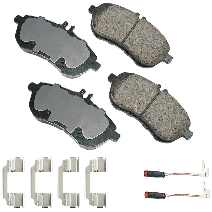 AKEBONO BRAKE CORPORATION EUR1340A Mercedes-Benz C230 09-08 C250 15-10  C300 12-08