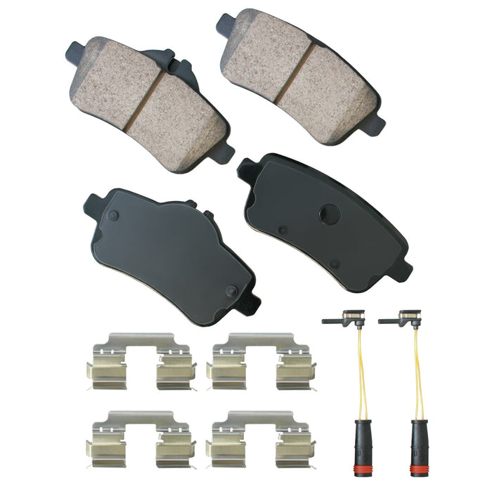 AKEBONO BRAKE CORPORATION EUR1630A Brake Pads Rear Mercedes GLE300d 16 GLE350 16-17