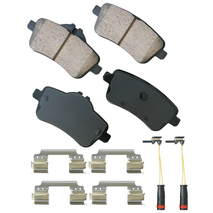 AKEBONO BRAKE CORPORATION EUR1630 Brake Pads Rear Mercedes CLA45 14-17 GL350 13-16