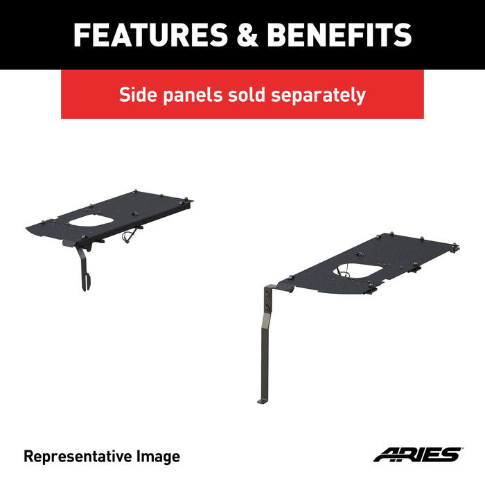 ARIES ALC25000-00 Jeep JK Unlimited Security Cargo Lid Center Section for Select Jeep Wrangler