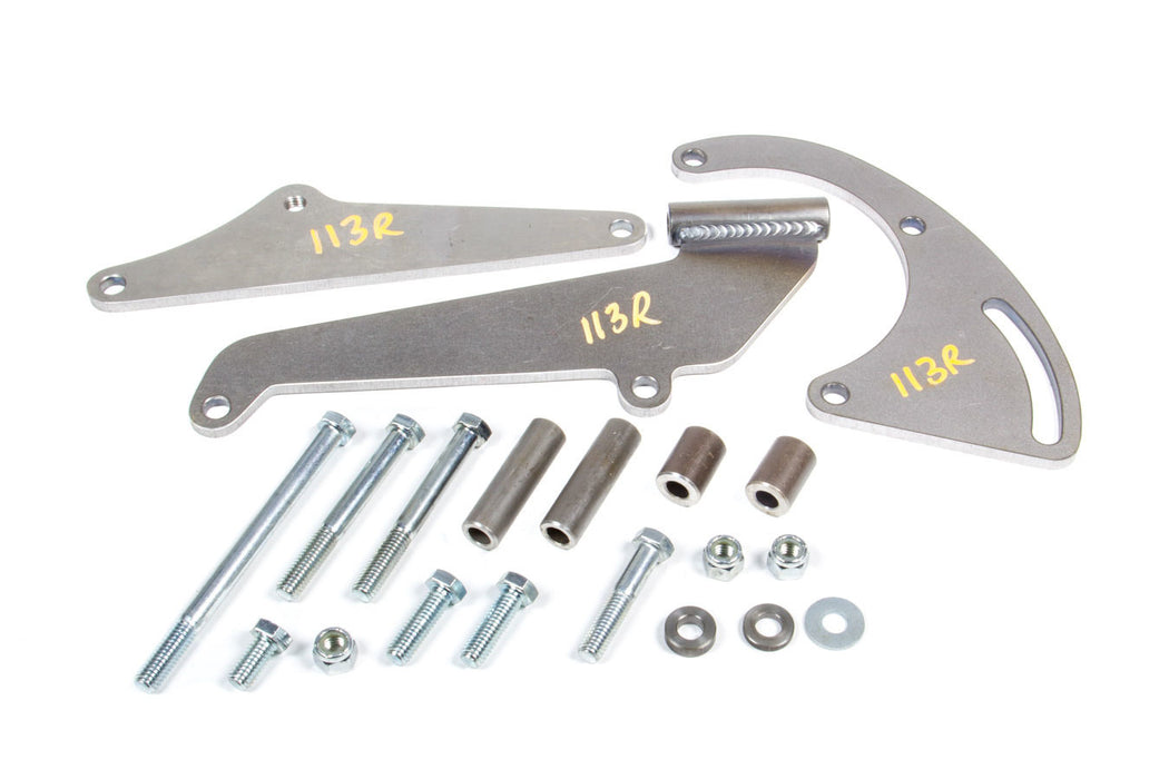 ALAN GROVE COMPONENTS 113R A/C Bracket SBC Short Pump Low Prof./Vette-Cam