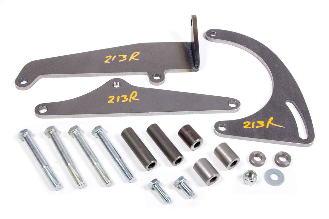 ALAN GROVE COMPONENTS 213R Alt.Bracket SBC Short Pass.Side Low Profile