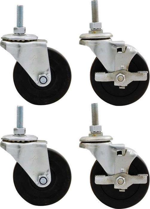 ALLSTAR PERFORMANCE 10163 Wheel Kit 3in Standard Duty Locking
