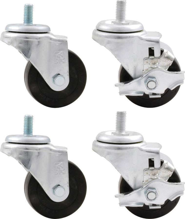 ALLSTAR PERFORMANCE 10165 Wheel Kit 3in Heavy Duty Locking