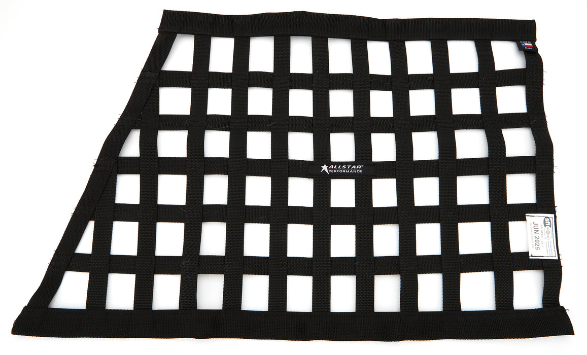 ALLSTAR PERFORMANCE 10288 Window Net Border Style Angled Black SFI