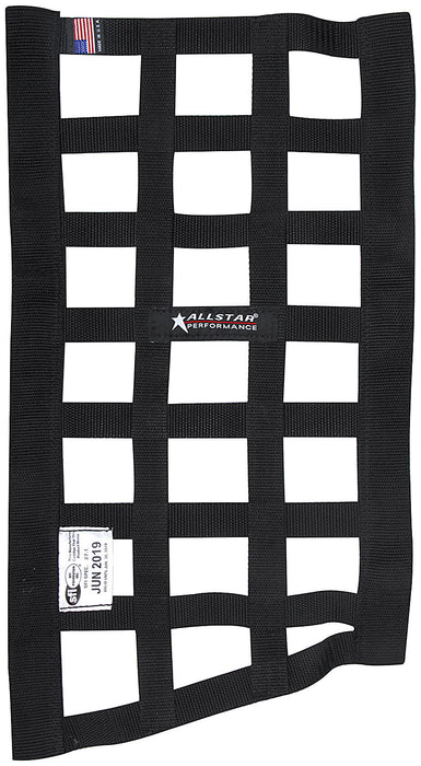 ALLSTAR PERFORMANCE 10291 Window Net Border Style Funny Car Black SFI