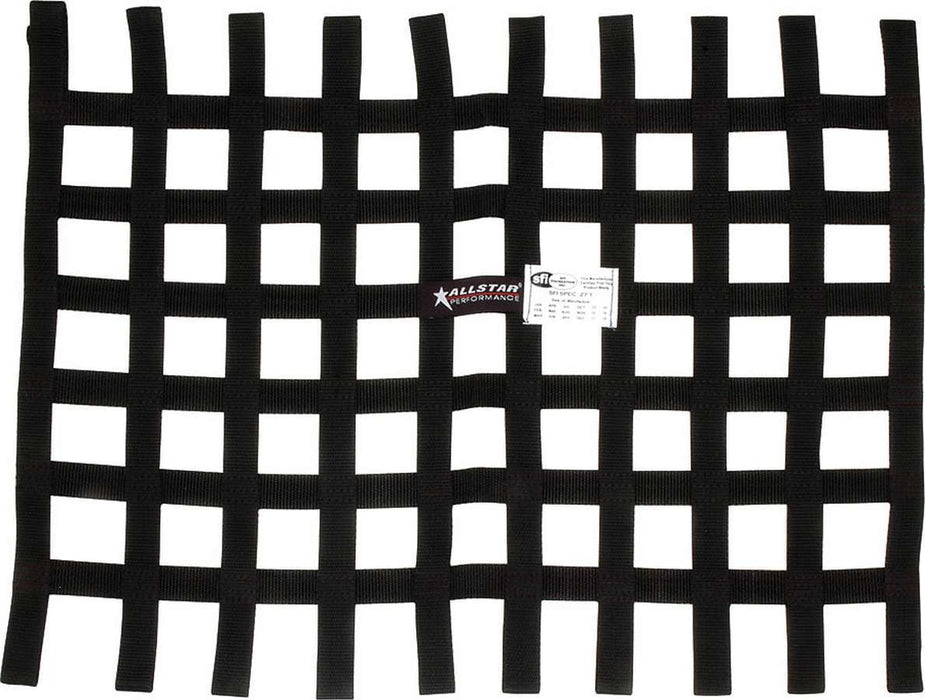 ALLSTAR PERFORMANCE 10295 Window Net Loop Style 18 x 24 SFI Black