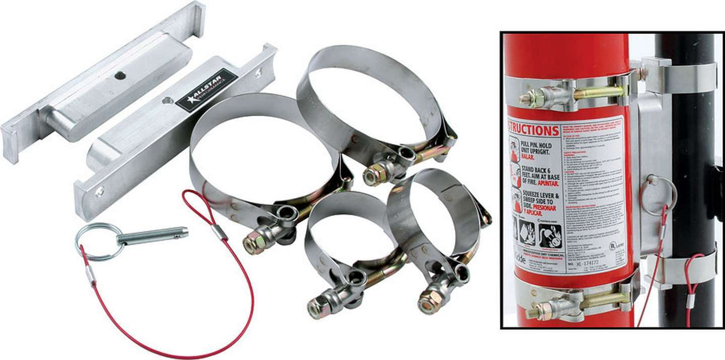 ALLSTAR PERFORMANCE 10512 Quick Release Fire Ext Bracket NHRA