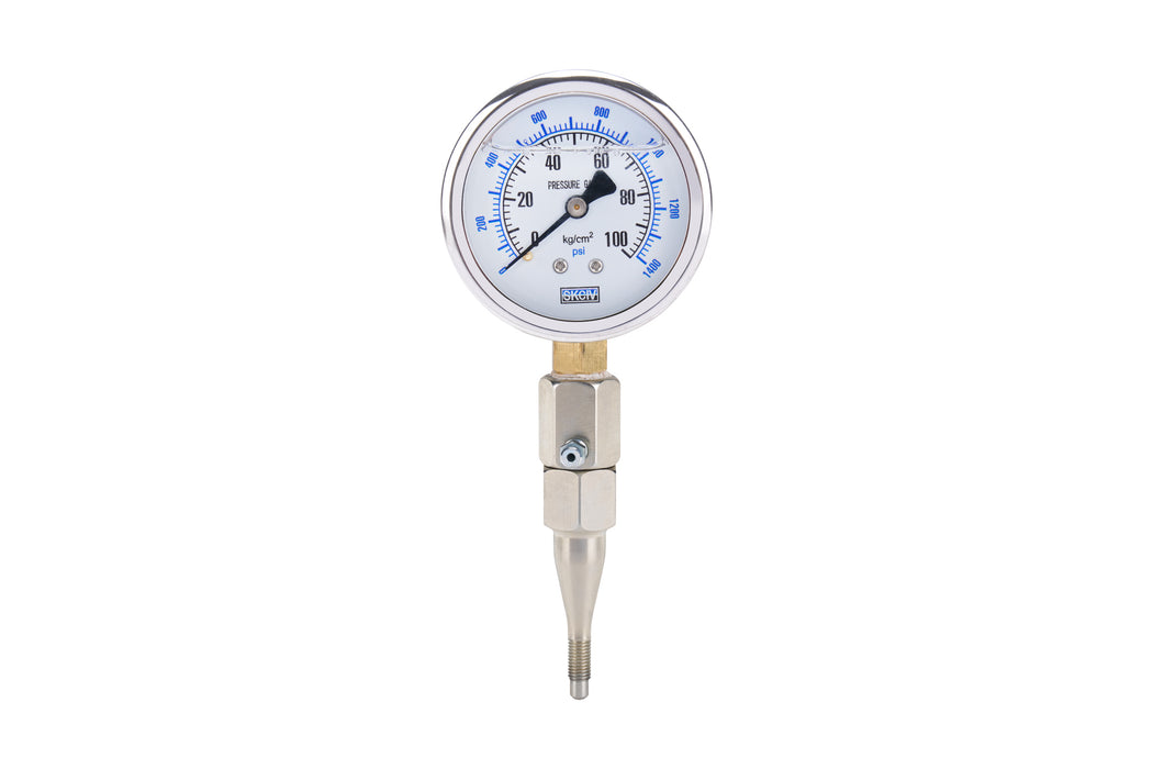 ALLSTAR PERFORMANCE 11020 Brake Pressure Gauge 360 Deg Rotation