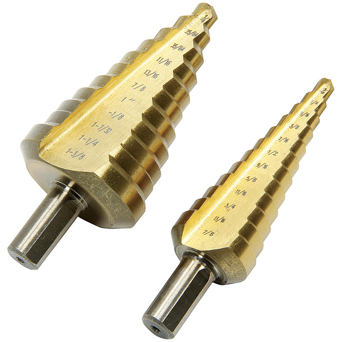 ALLSTAR PERFORMANCE 11041 Step Drill Set 2pc