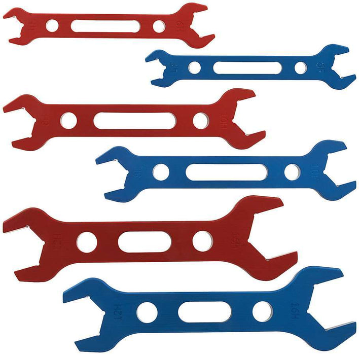 ALLSTAR PERFORMANCE 11120 Aluminum Wrench Set Double Ended