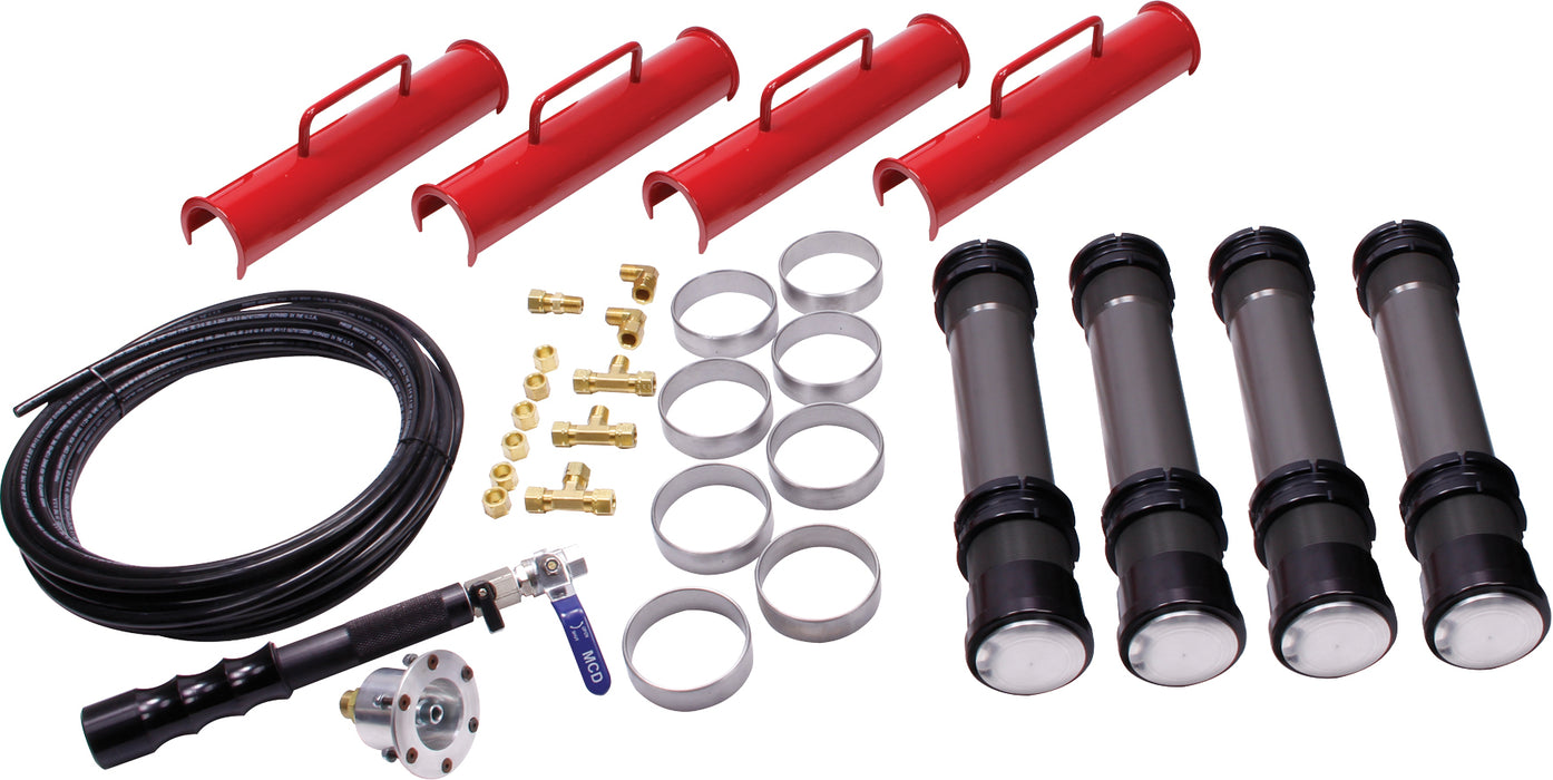 ALLSTAR PERFORMANCE 11302 Air Jacks Complete Kit 11.75in