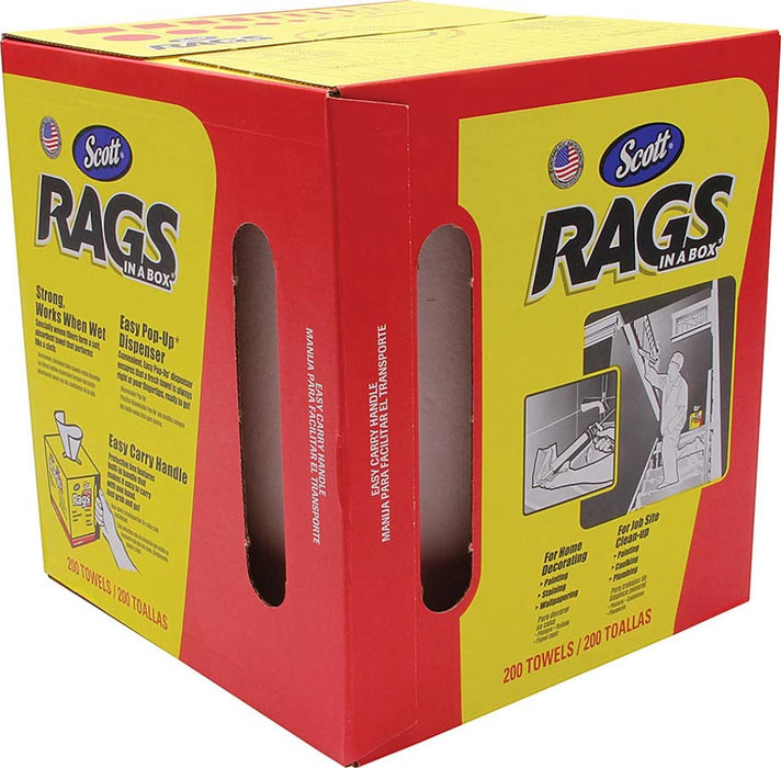 ALLSTAR PERFORMANCE 12005 Scott Rags in Box 200ct