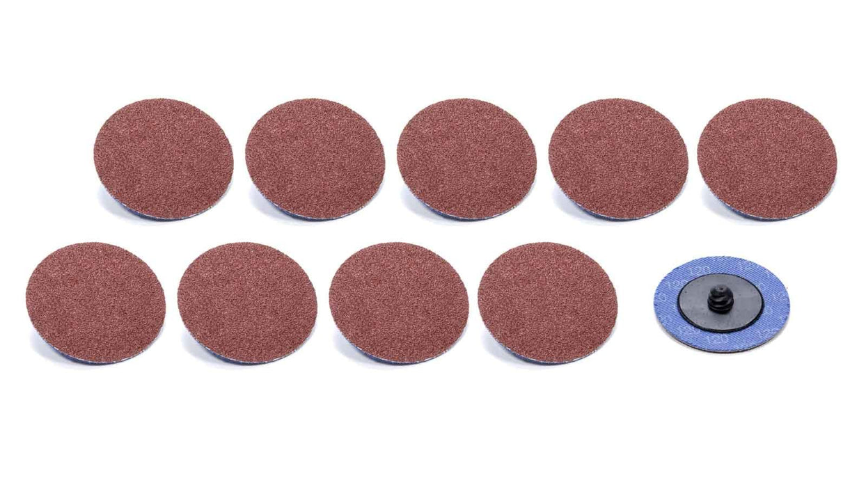 ALLSTAR PERFORMANCE 12107 Twist Lock Sanding Disc 2in 120 Grit 10pk