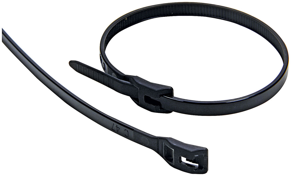 ALLSTAR PERFORMANCE 14395 Wire Ties Black 8.00 Flush Fit 100pk