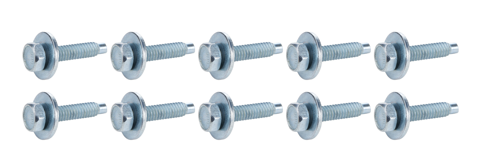 ALLSTAR PERFORMANCE 16555 Body Bolt 1-1/8in 10pk Silver