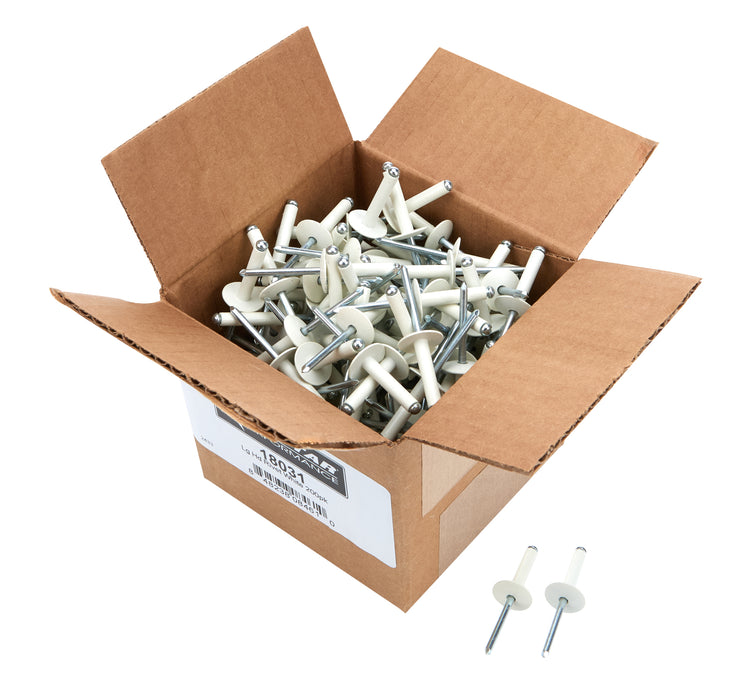 ALLSTAR PERFORMANCE 18031 Lg Hd Rivet White 200pk