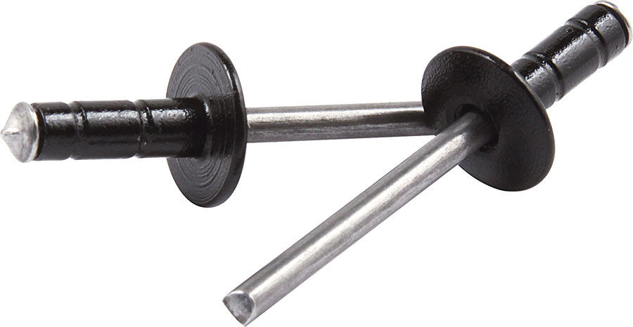 ALLSTAR PERFORMANCE 18087 Med Hd Rivet Black 250pk Multi Grip