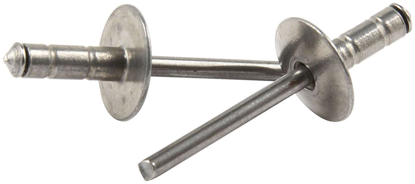 ALLSTAR PERFORMANCE 18094 Lg Hd Rivet Silver 250pk Multi Grip