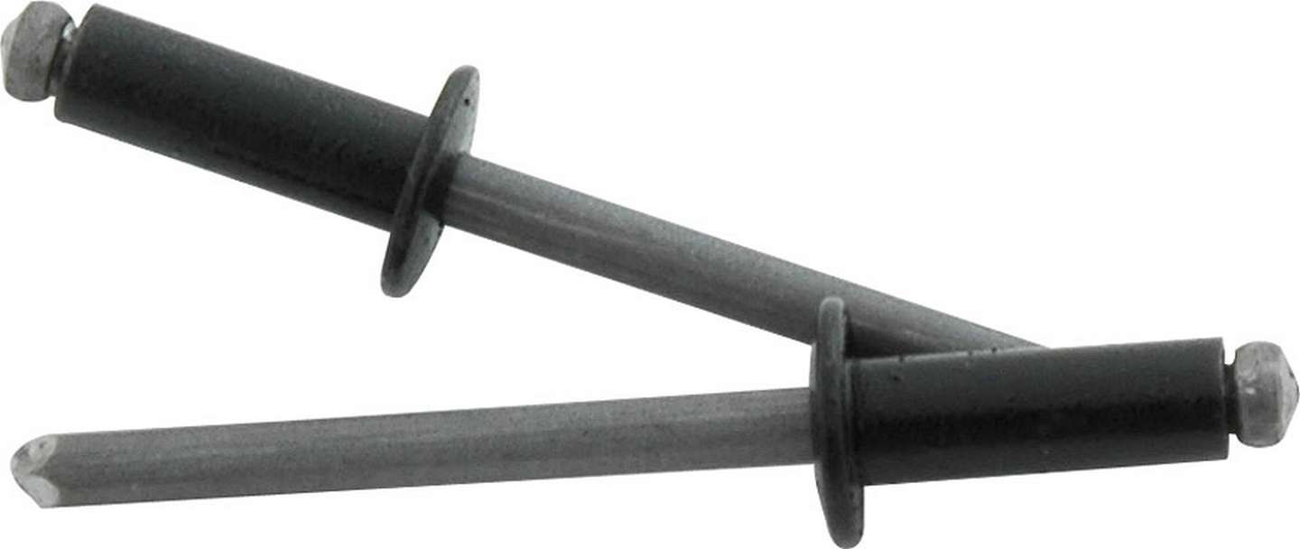 ALLSTAR PERFORMANCE 18126 Sm Hd Rivet Black 250pk