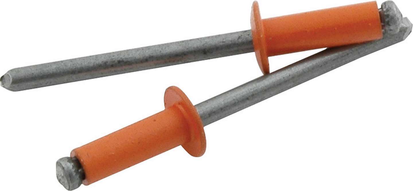 ALLSTAR PERFORMANCE 18136 Sm Hd Rivet Orange 250pk