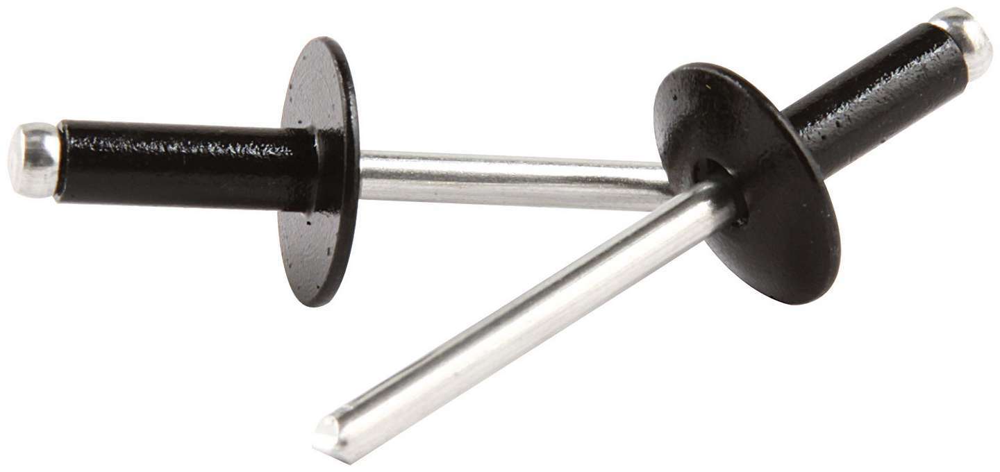 ALLSTAR PERFORMANCE 18170 Lg Hd Rivet Black Alum 250pk