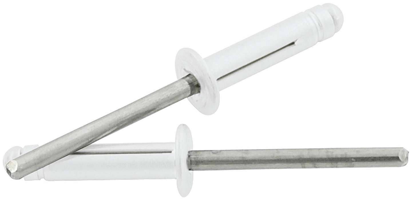 ALLSTAR PERFORMANCE 18185 Md Hd Rivet 250Pk Silver Flange Type St Mandrel