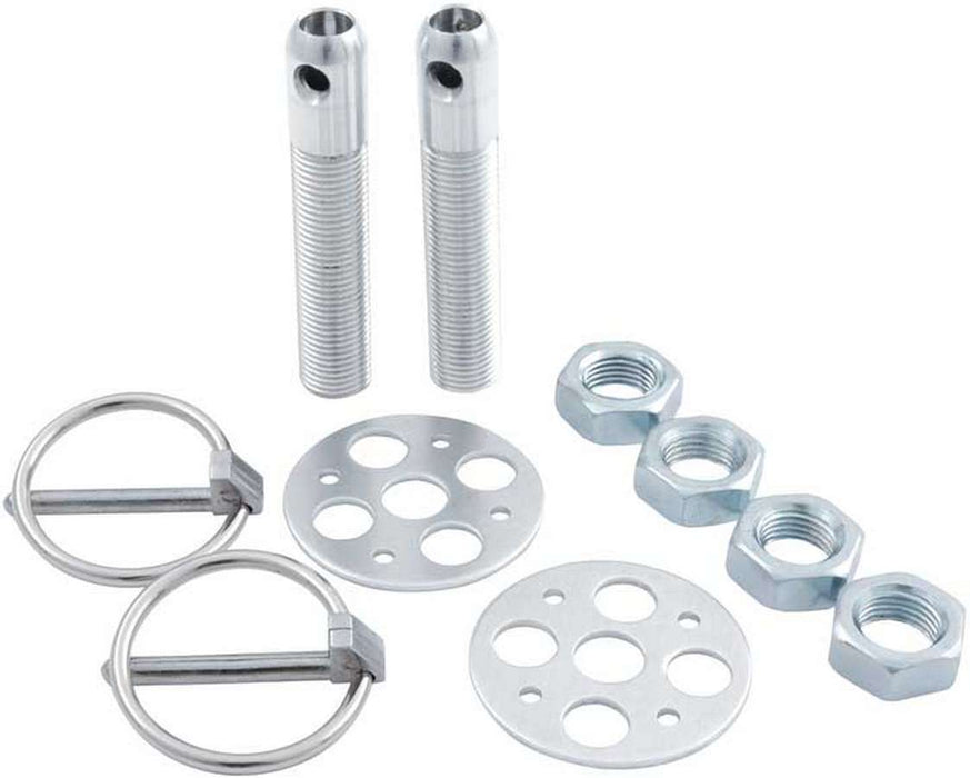 ALLSTAR PERFORMANCE 18476 LW Alum Hood Pin Kit 1/2in Silver