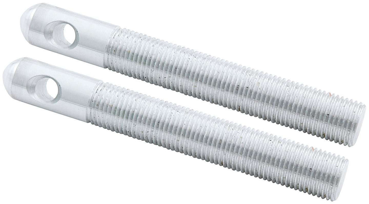 ALLSTAR PERFORMANCE 18507 Alum Hood Pins 1/2in 1/4in Holes 2pk Silver