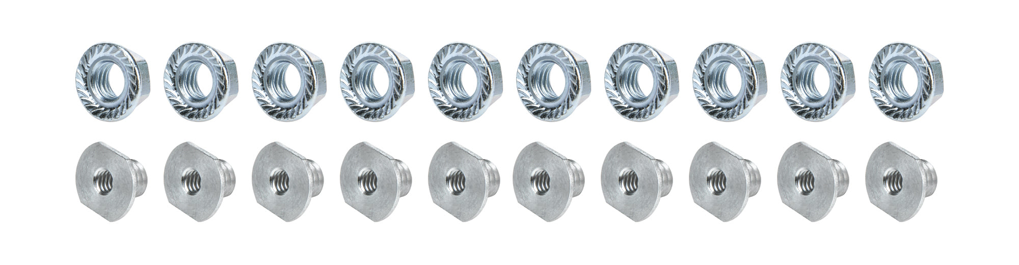 ALLSTAR PERFORMANCE 18548-10 Threaded Nut Insert Aluminum 10pk