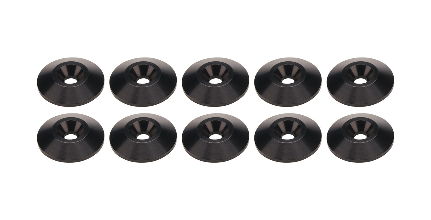 ALLSTAR PERFORMANCE 18661 Countersunk Washer Black #10 10pk