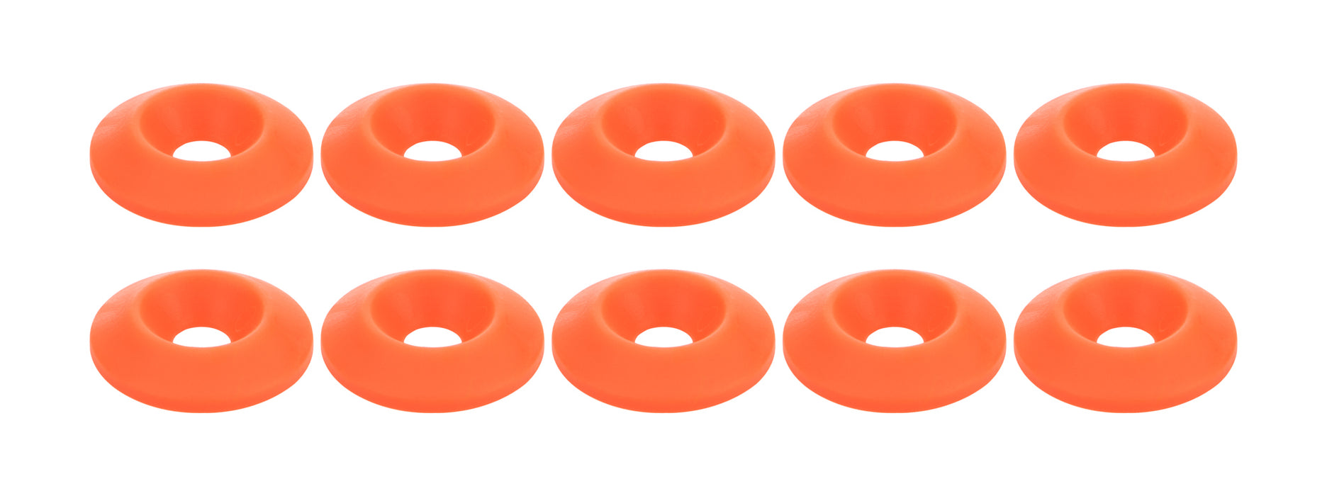 ALLSTAR PERFORMANCE 18699 Countersunk Washer Fluorescent Orange 10pk
