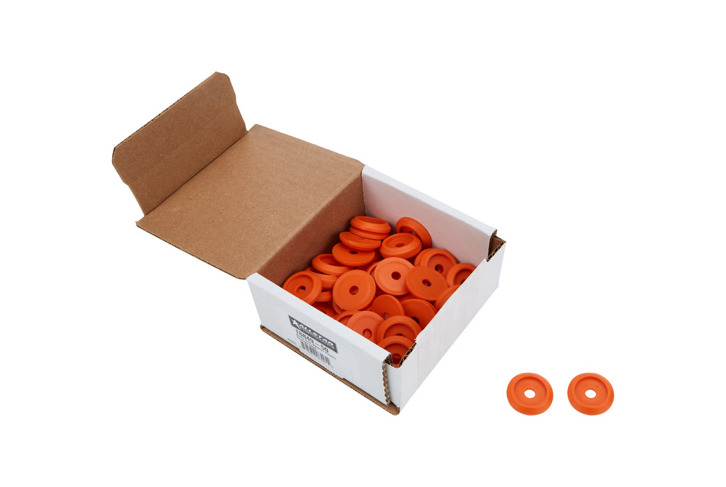 ALLSTAR PERFORMANCE 18849-50 Body Bolt Washer Plastic Orange 50pk