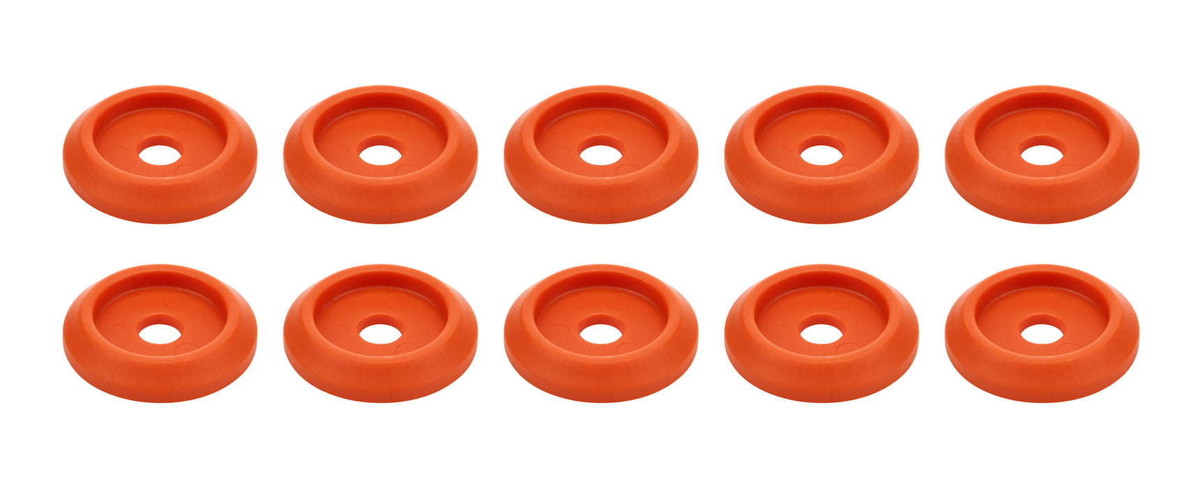 ALLSTAR PERFORMANCE 18849 Body Bolt Washer Plastic Orange 10pk