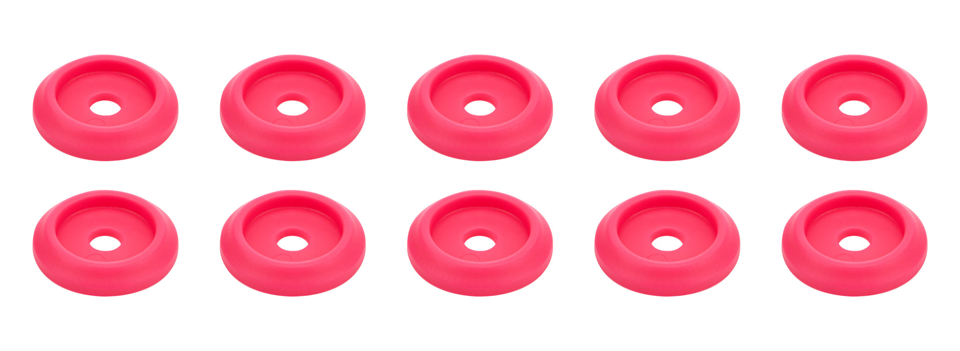 ALLSTAR PERFORMANCE 18851 Body Bolt Washer Plastic Pink 10pk